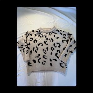 Thrifted cheetah sweater